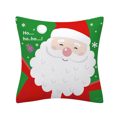 

〖Follure〗Christmas Pillow Case Glitter Polyester Sofa Throw Cushion Cover Home Decor