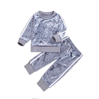 

Kid Boys Clothes 2019 New Spring&Autumn Kids Sets Fashion Simple Cotton Boys&Girls Long Sleeve Suit 2PC