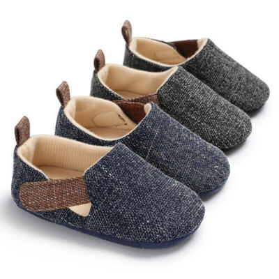 

US Baby Soft Sole Crib Shoes Infant Boy Toddler Sneaker Anti-Slip 0-18 Months