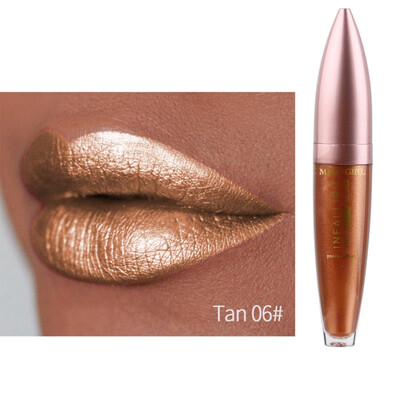 

Long Lasting Waterproof Shimmer Lip Gloss Pearlescent Colorful Lip Gloss Metallic Liquid Lipsticks Makeup Tools