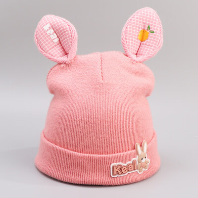 

East rhyme autumn&winter new tide baby boys&girls cotton cartoon ear hat warm childrens head cap