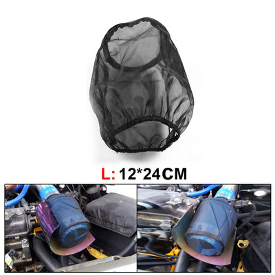 

Universal Black High Flow Inlet Air Filter Protective Cover Dustproof Waterpoof