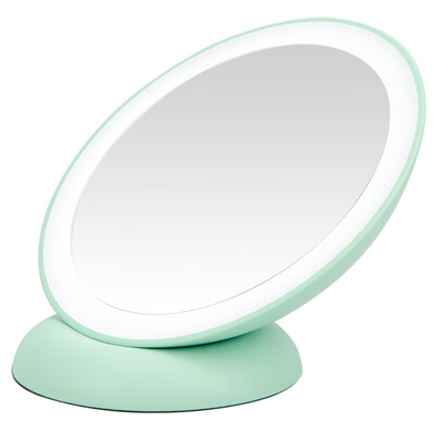 

Smart Tiger Creative LED Makeup Mirror Lighted Dressing Mirror Portable Fill Light with Magnetic Birthday Gift Girl Girl Valentines Day Valentines Day Gift Green