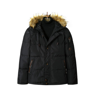 

Gobestart Fashion Mens Autumn Winter Casual Pocket Zipper Hooded Jacket Top Coat