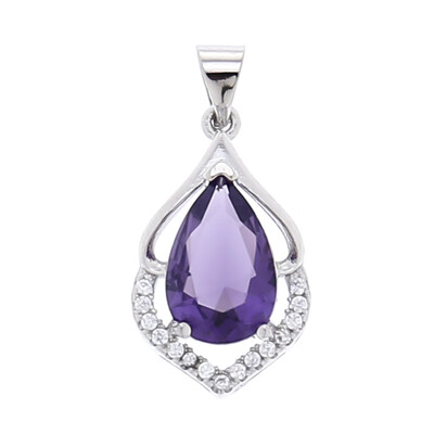 

Natural Crystal Stone Pendant Fashion Jewelry Exquisite Princess Pendant Necklaces