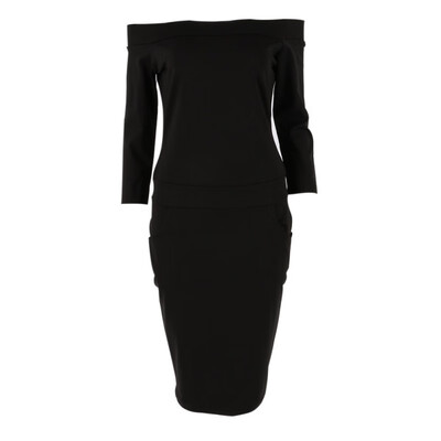 

2016 New Style Summer Dress Three Quarter Sleeve Slash Neck Womens Sexy Fashion Dresses Casual Party Night Blue Black Club Dress