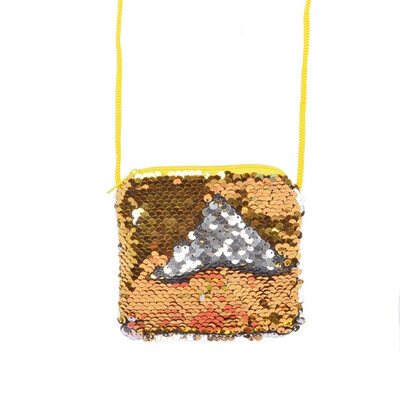 

Children Mini Sequin Zipper Cross-body Handbag Fashion Kids Shoulder Messenger Bag