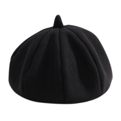 

1pc Baby Kids Girls Beret Hat Warm Winter Autumn Toddler Corduroy Hat Soft Winter Warm Plain Cap 2-5Y New