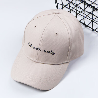 

Summer new hat male lady Korean version embroidered letter cap vacation out sun-desied baseball cap wholesale