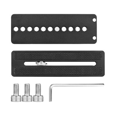 

Andoer Aluminium Alloy Universal -Shape Plate Bracket Camera Holder with 14 Inch Screw Mount Vertical Video Recording for Tripod