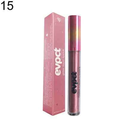 

15 Colors Women Glitter Lip Gloss Makeup Waterproof Long Lasting Matte Lipstick
