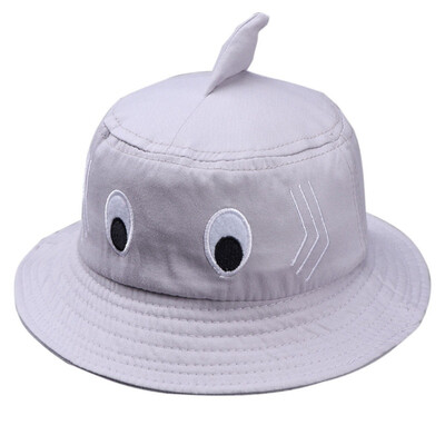 

Autumn Baby Boys Girl Toddler Cartoon Print Bucket Hats Caps Reversible Sun Headwear