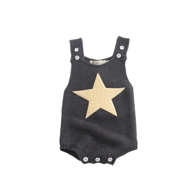 

Newborn Baby Infant Bodysuits Boy Girl Jumpsuit Bodysuit Outfits Clothes Knitted Clothes