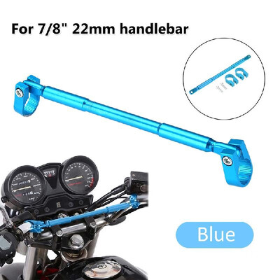 

Universal 78″ 22mm Motorcycle Handlebar Motorbike Grips Handle Bar Aluminum Alloy Brace & Clamp Adjustable Cross Bar