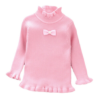 

Baby Clothes For Girls Long Sleeve Princess Style Baby Girl Sweater Top Winter Warm Kids Clothes Pullover Turtleneck