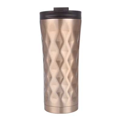 

Gobestart Stainless Steel Vacuum Creative Business Coffee Mug With Irregular Shape