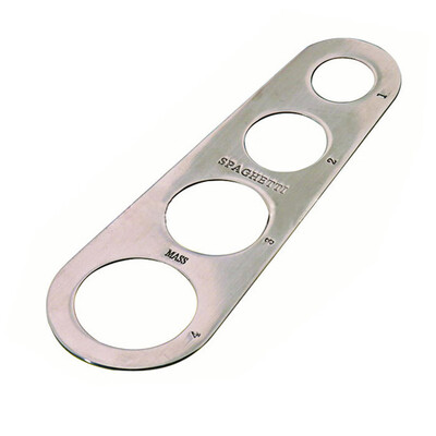 

Stainless Steel Spaghetti Measurer Pasta Noodle Measure Cook Kitchen Cake Ruler Tapeline Free Measuring Tool