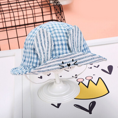 

Baby Summer Outdoor Bucket Hat Children Floral Print Panama Cap Sun Beach Cap Lovely Princess Baby Girl Hats