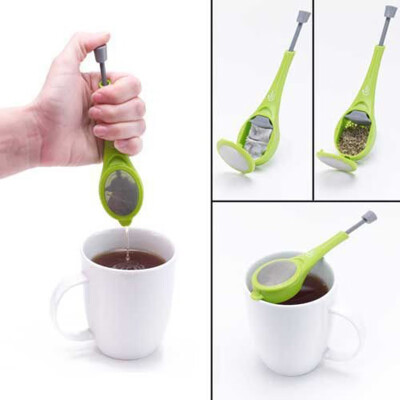 

1PCS Tea Infuser Gadget Press Food Grade Silicone Coffee & Tea Strainer Kitchen Tools