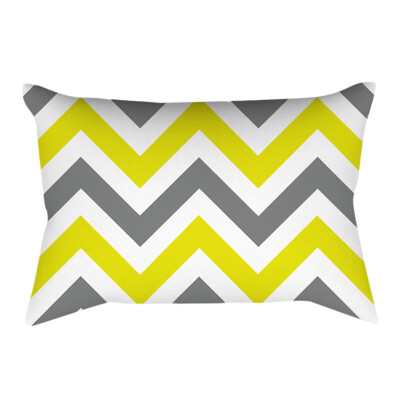 

〖Follure〗Pineapple Leaf Yellow Pillow Case Sofa Car Waist Throw Cushion Cover Home Decor