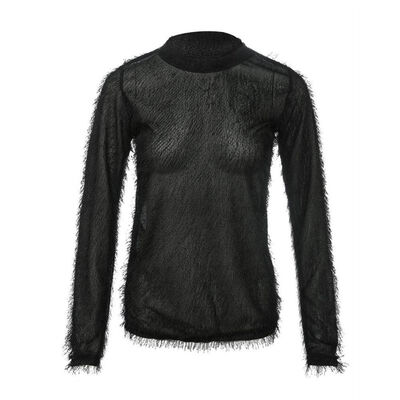 

Women Casual Plush Solid Color Sweater Long Sleeve Blouse Tops Shirt Loose Pullover Sweaters
