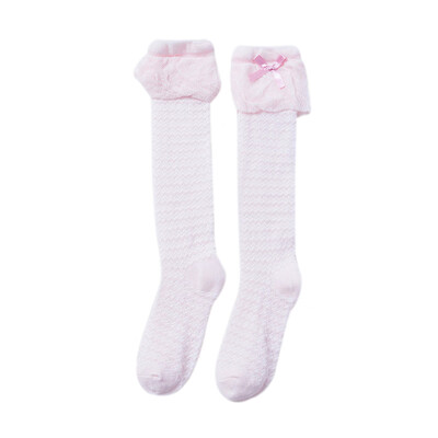 

2019 New Autumn Winter Baby Girl Cute Socks Bowknot Design Cotton Long Socks Party Infant Children Soft Crib Leg Warmer