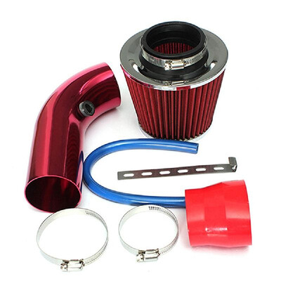 

Universal 3 Inch Car Cold Air Intake Filter Alumimum Induction Kit Pipe Hose System Red