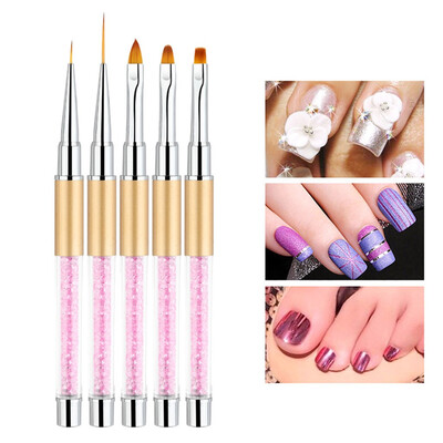 

〖Follure〗Nail Art Tips UV Gel Crystal Acrylic Painting Drawing Pen Polish Brush Pen Tool