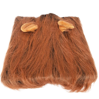 

Lion Mane Costume for Dog Lion Dog Costume Funny Adjustable Lion Wig for Halloween Christmas Party with Ear