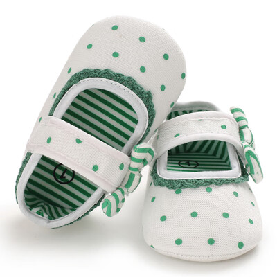 

Toddler Soft Soled Walking Shoes Baby Shoes Dot Print Infant Prewalkers Anti-Slip Casual Sneakers