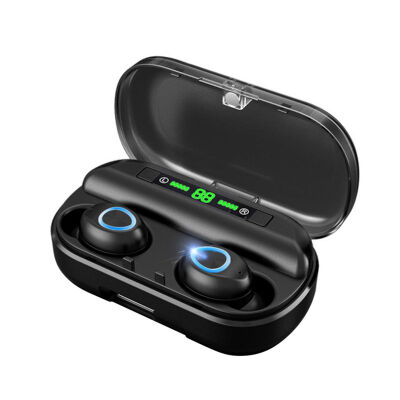 

TWS Bluetooth 50 Earbuds Waterproof Earphones Battery Capacity Digital Display Charging Case