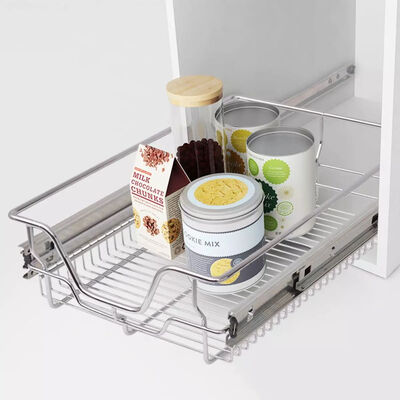 

Pull-Out Wire Baskets 2 pcs Silver 157