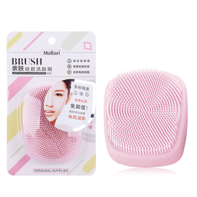 

5806 1pc Soft Glove Silicone Face Cleaner Wash Brush Scrubber Board for Cosmetic Make Up Cleaning Tools