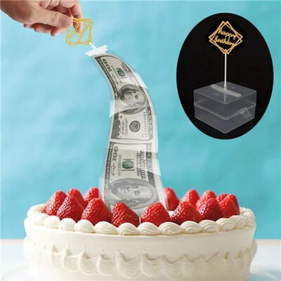 

JPGIF Cake ATM Happy Birthday Cake Topper Money Box Funny Cake ATM Happy Birthday