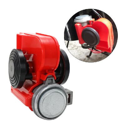 

Compact Air Loud Car Motorcycle Truck Horns Yacht Boat Dual Tone Electric Pump Motorbike Horn