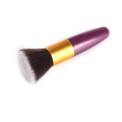 

Beginner Flat Top Buffer Foundation Powder Brush Cosmetic Makeup Basic Tool Plastic Handle S1
