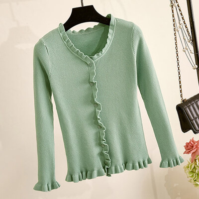 

Harajuku V Neck Sweater Women Long Sleeve Sweaters Fashion Pullover