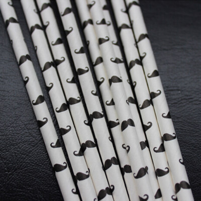 

25pcslot Paper Straws for Birthday Wedding Decorative Party Event Supplies Creative Drinking Straws LH8s