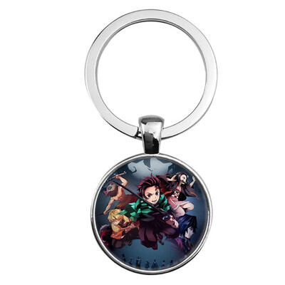 

Anime Demon Slayer Key Chain Acrylic Pendant Anime Accessories Cartoon Cosplay Anime Gifts