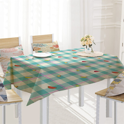 

Toponeto Creative Table Cloth Linen Tablecloth For Kitchen Decorative Dining Table Cover