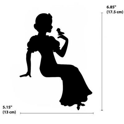 

Girl Bird Silhouette Switch Wall Stickers Removable Bedroom Decorative Wallpaper PVC Decals Tattoo