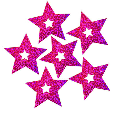 

100Pcs Ribbon Bling Shiny Stars Pendant Wedding Balloon Decor Party Supplies