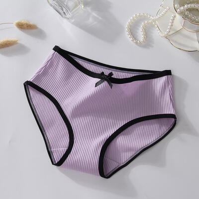 

Panties For Women Cotton New Thread Solid Female Underwear Gril Briefs Sexy Lingerie Ladies Underpants Woman Panty Wholesale