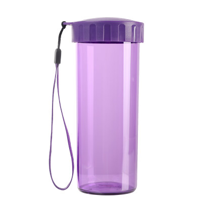 

Tupperware Yupperware Ying Cai plastic cups free water cup 430ML sports seal leak-proof portable cup phantom purple