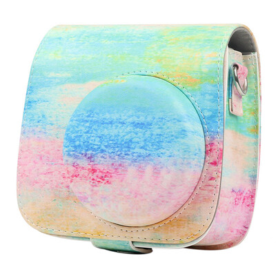 

Printed PU Leather Camera Case Protective Cover Shoulder Crossbody Messenger Bag Replacement For Instax mini889