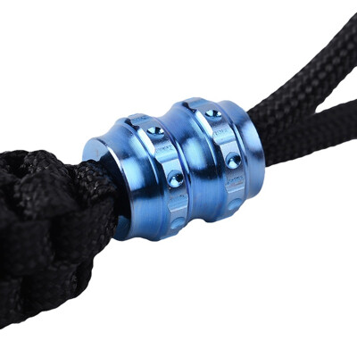 

Outdoor Camping EDC Parachute Cord Titanium Alloy TC4 Knife Beads Knife Lanyard Paracord Rope Knife Fall EDC Multi Tools