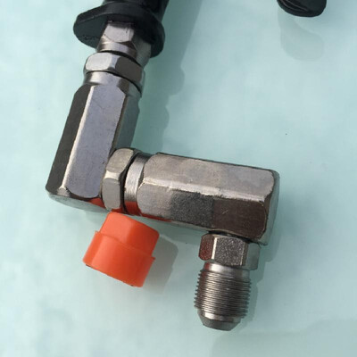 

High pressure pneumatic butter machine foot oiler lubricant parts gun mouth straight shank universal gun head 141 filament