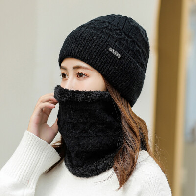 

2019 autumn&winter new Korean version of outdoor cold-proof knitting cap fashion woolen hat male&female adult couple hat