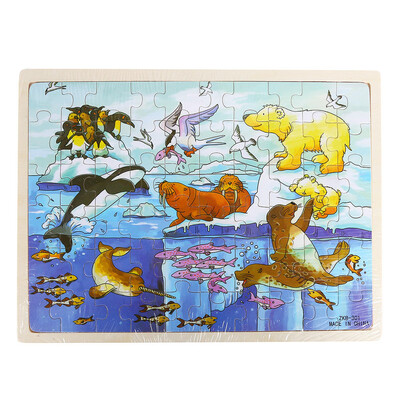 

Tailored 1PC Wooden Apple House Puzzle Educational Developmental Baby Kids Training Toy A