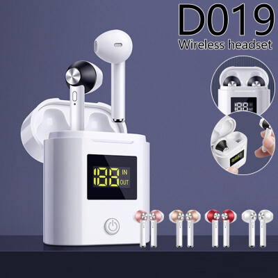 

D019 Mini Earbuds Wireless Bluetooth Headsets Headphons with Charging Box for Smartphone